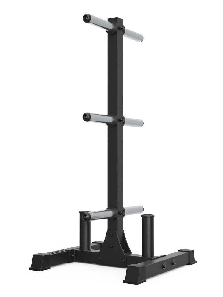 ATLETICA Rhino Storage | Ablage für Gewichte | Ablage für Ø 50 mm Scheiben und Stangen | Mehr Ordnung im Gym | Platzsparend | Hochbelastbar | Gummiprotektoren | 21 kg