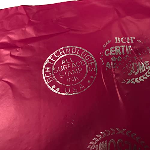 Bch Premium Silver All-Surface Multi-Surface Stamp Ink - Solvent Based Fast Dry - Glass, Metal, Vinyl & More #TOP2