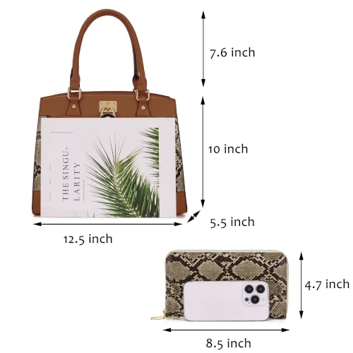 Bolso Satchel Mediano Qiyuer para Mujer miniatura 5