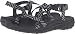 Skechers Modern Comfort Sandals Women's Reggae-Haystack Toe Ring Sandal,Black/Grey,7 M US