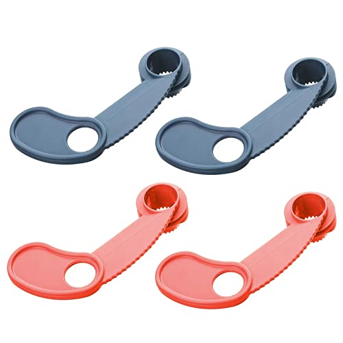 TENKY 4pcs Manual Potato Spiral Cutter, Fruit Twister Curly Fry Cutter, Twisted Potato Slicer, Rotary roll Flower Curler Cucumber Vegetable Cutter