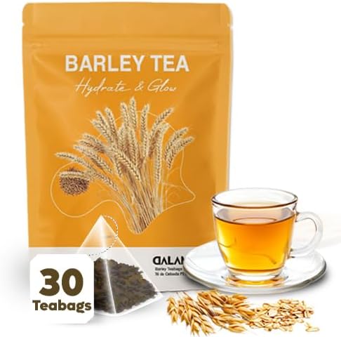 DALAMHARI Barley Tea Bags | 30T | Korean Roasted Barley Tea for Clean Hydration & Natural Glow | Caffeine-Free, Toasty & Gentle | Cold Brew Tea or Hot Tea | Daily Wellness Hydration Ritual