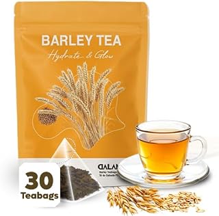 DALAMHARI Barley Tea Bags | 30T | Korean Roasted Barley Tea for Clean Hydration & Natural Glow | Caffeine-Free, Toasty & Gentle | Cold Brew Tea or Hot Tea | Daily Wellness Hydration Ritual