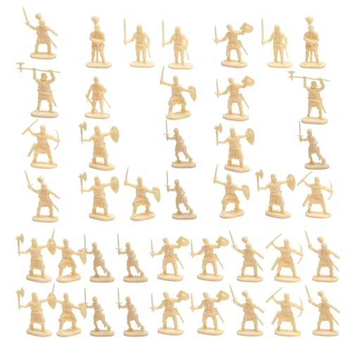 YNPQTDS Soldatini Giocattolo Per Bambini - Miniature Militari in Plastica,100 Statuine Antiche per Giochi Educativi di Ruolo Feste Bambini e Bambine