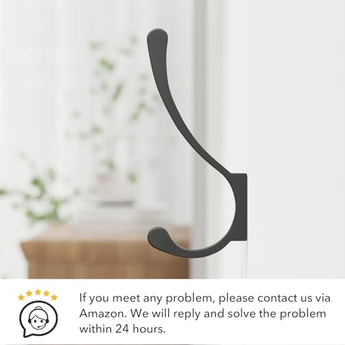Saffruff Wall Hooks For Hanging Coats: 5.6-Inch Heavy Duty Coat Hooks thumb #6