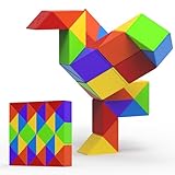 Fidget Snake Cube Sensory Toys 36 Block Party Favors Birthday Gifts Travel Toys for Kids Rainbow 1PCS