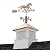 18" Square Manchester Vinyl Cupola with Horse Weathervane by Good Directions,White