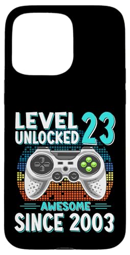 Level 23 Unlocked Birthday 23 Years Old Gifts 23rd Birthday �X�}�z�P�[�X iPhone 15 Pro Max �p