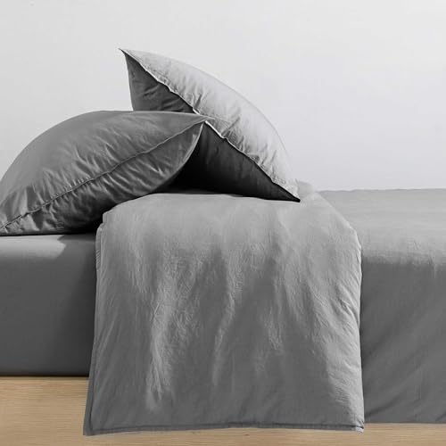 Ropa de cama Queen Calvin Klein en percal lavado de lujo para el hogar 5
