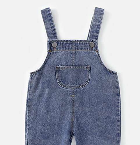 Moonker Toddler Boys Girls Retro Overalls Baby Baggy Wide Leg Sleeveless Denim Jumpsuits Daily Baby Girl2