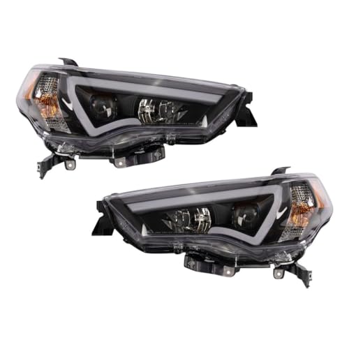 GUOHOQIX Black Housing Headlight Set for Toyota 4Runner Nightshade/Venture 2020 125-6179