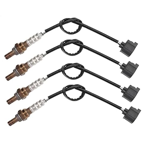 Oxygen O2 Sensor Upstream & Downstream Compatible with 2004-2007 Dodge Ram 1500 Magnum Charger Commander Liberty Chrysler 300 Mitsubishi - Replaces 56028994AA 56028994AB 05149170AA OS5249 - Set of 4 Cover