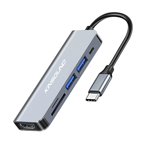 See full amazon price history chart for Kinsound USB C Hub 6 in 1 Type C Dongle USB C Multiport Adapter with 4K HDMI, Power Delivery, 2 USB 3.0 Ports, SD/TF Card Reader Compatible with MacBook Pro/Air, XPS, Chromebook, Nintendo, etc Kinsound USB C Hub 6 in 1 Type C Dongle USB C Multiport Adapter with 4K HDMI, Power Delivery, 2 USB 3.0 Ports, SD/TF Card Reader Compatible with MacBook Pro/Air, XPS, Chromebook, Nintendo, etc (B0CF1RJLN9) Amazon Price History, Amazon Price Tracker