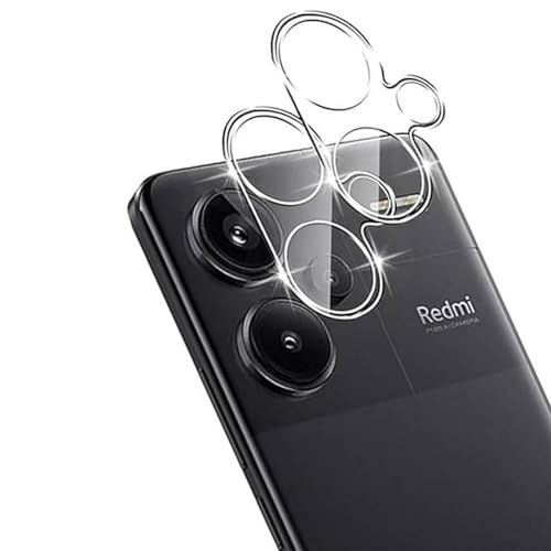 【2枚セット】 For Xiaomi Redmi Note 13 Pro+ 5G カメラフィルム シャオミ Redmi Note 13 Pro Plus 5G 6.67インチ レンズフィルム 【Kibnco】硬度9H 耐衝撃 飛散防止 高透過率 自動吸着