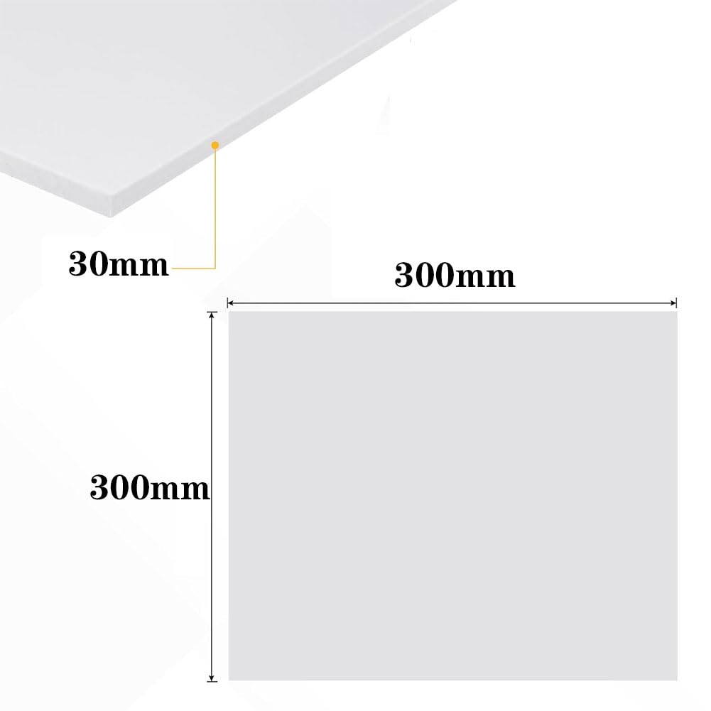 Pannello in Plastica ABS Usato per Industria Meccanica Edilizia Fai-da-Te E Artigianato 300 * 300mm Spessore 0,5-30mm