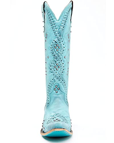 Turquoise Blaze Cossette Boot by Lane Boots3