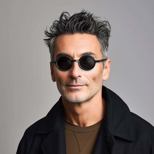 Image of LONDON MOLE Moley sunglasses | Cool round shaped glasses | Men's Women's Unisex | Spring hinges