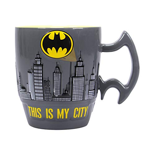 Half Moon Bay MUGBBM39 Taza relieve Batman, Cerámica