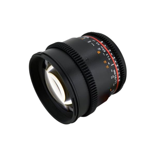 Rokinon Cine CV85M-MFT 85 mm T1.5 Cine asphärisches Objektiv für Micro Four-Thirds 85-85 mm Festobjektiv für Olympus… – Bild 4