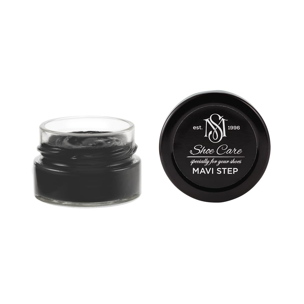 Rénovateur de Couleur MAVI STEP Entretenir Chaussures Daim Noir 50ml