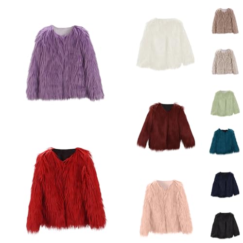 Betadog Girls Long Sleeve Cardigan Cotton Long Sleeve Top Cute Jacket Outwear for Girls, Girls Winter Warm Coat