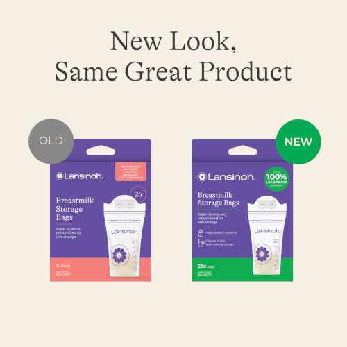 Image of Lansinoh Breastmilk Storage Bags, 6 Ounce, 75 Count
