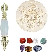 Healing Crystal Natural Seven Chakra Crystal Thumb Palm Pocket Stones Energy Crystal Opal Crystal...