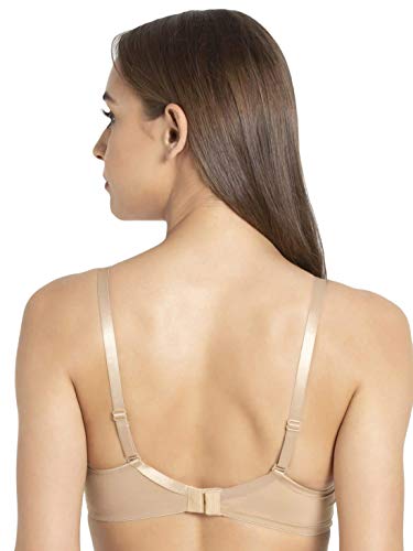 Image of Jockey 1819 Women's Wirefree Padded Microfiber Nylon Elastane Stretch Full Coverage Multiway Styling T-Shirt Bra with Magic Under