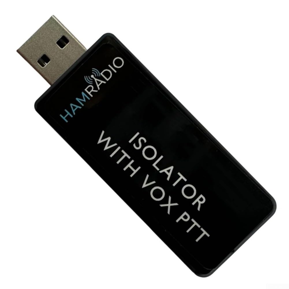 Ham Radio USB per adattatore audio con controllo PTT porta seriale e isolamento accoppiatore ottico per interfaccia modalità digitale (con connettore)