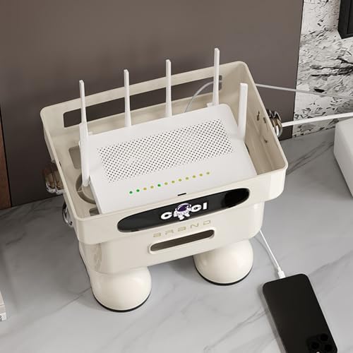 Support de table pour robot et cache pour boîtier WiFi de salon