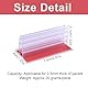 WANDIC Acryl-Plattenhalter, 10 Stück, robust, selbstklebend, Niesschutz, Schild, Halterung zur Befestigung von Acrylplatten und Platten