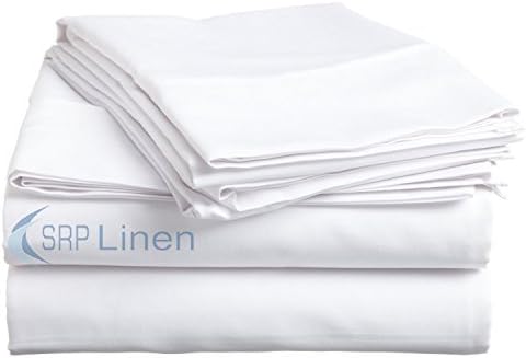 Hotel Brand 1000 Thread Count 6-Piece Extra Deep Pocket Super Soft Sheet Set Fit Upto 24 Inches Deep Pocket King Size White Solid, 100% Egyptian Cotton @ 'hotellinen