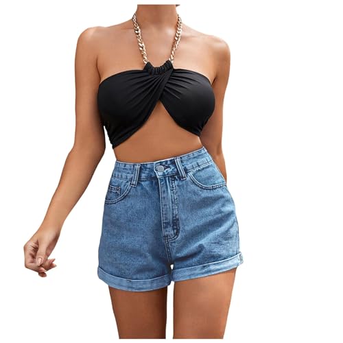 Short en denim pour vos vacances d'été avec coupe décontractée WWricotta