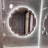 miroir rétro éclairé castorama Installation : Ce miroir vintage peut être posé contre un mur ou accroché grâce aux crochets situés à l'arrière du cadre, ce qui le rend adapté à presque tous les espaces intérieurs ou extérieurs.