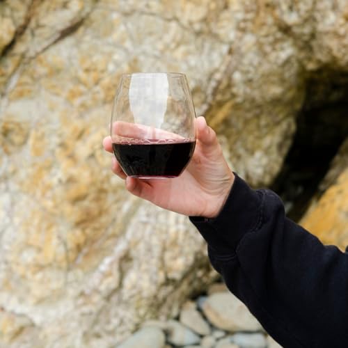 Vasos de agua AIOS irrompibles y sin BPA que sustituyen al cristal frágil en comidas de exterior 3