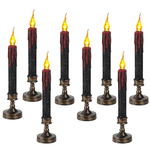 Velas sangrantes de Halloween, vela electrónica LED, simulación de sangre, velas que gotean sangre, decoraciones de Halloween para fiestas de Halloween, fiestas de disfraces, casas espeluznantes y | Ya disponible en tu tienda friki favorita! En mundofriki.es!