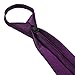 JEMYGINS Purple Pre-tied Tie Adjustable Zipper Necktie for Business and Wedding (7)