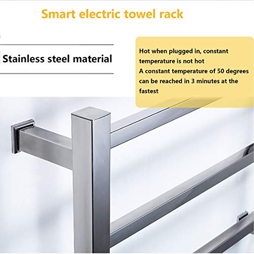 Sèche-serviettes électrique tactile avec minuterie LED intégrée - 6