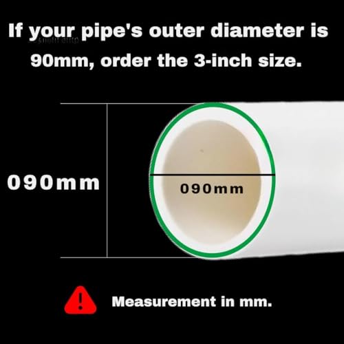 Image of RSP 3 inch(90MM) NRV PVC Flip Valve, White Drain Pipe Fitting, Cap for preventing or no Entry Rats, Insects. etc Rat protection for home (SIZE 3 inch) trap for drainage pipes (FOR 90MM SIZE ONLY)