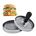 LYYDAN Prensador de hamburguesas, aleación de aluminio, molde para tartas, con mango de madera, para barbacoas, picnics, fiestas caseras