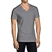 Fruit of the Loom Men's V-Neck T-Shirt Multipack, Black/Grey (5 Pack), X-Large