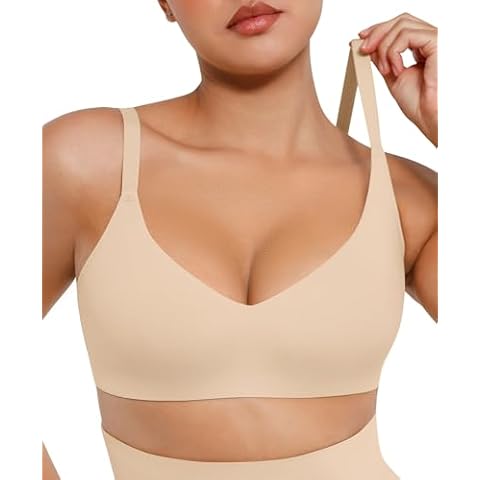 FeelinGirl Bralettes Wireless Seamless Bra for Women: No Underwire Comfort Buttery Soft Everyday Bras Skin Cover