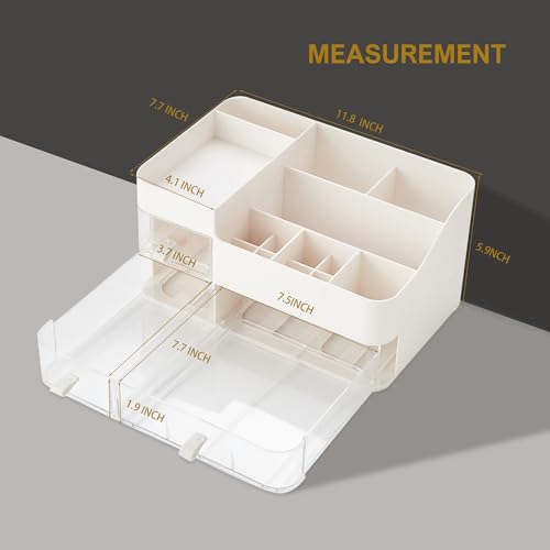 makeup-organizer-vanity-bathroom-countertop-white-skincare-organizer-beauty-supplies-cosmetic-display-Case-With-3-Clear-Drawers