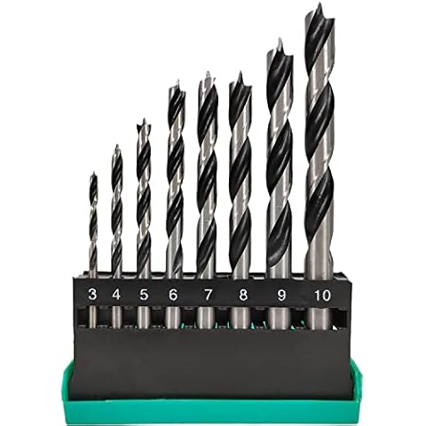 Hymnorq Brad Point Wood Drill Bits 8PC Set Cover