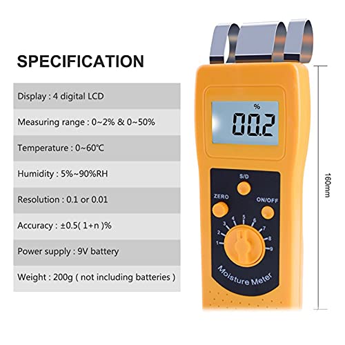 Humidimètre textile matériel mesure humidité matières premières fil coton lin - 4