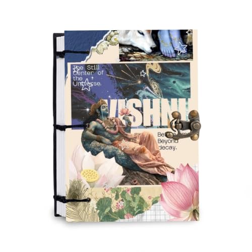 Image of Vishnu Diary Notebook 7x5 Inch 160 Pages Unruled Journal for Writing
