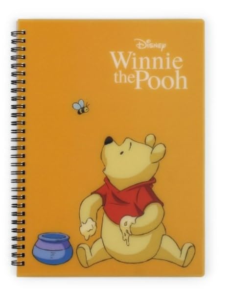 Cahier B5 PP Bear Winnie à spirale idéal pour les cours de récré
