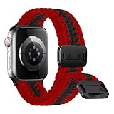 CeiBand Cinturino intrecciato per Apple Watch 38 mm/40 mm/41 mm/42 mm/49 mm/46 mm/45 mm/44 mm, magnetico in nylon, cinturino di ricambio per iWatch Series 11 10 9 8 7 6-1 SE3/2/1 Ultra3/2/1, 38mm/40mm