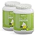 Produktbild VEGANES EIWEIßPULVER sojafrei - Vanille 2kg - Proteinpulver ohne Gluten, Laktose, Zucker - Nutri-Plus Erbsenreis-Protein - Eiweiß Pulver Vegan - In Deutschland hergestellt
