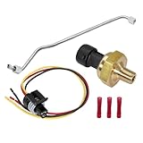 LoloWheat Stainless Steel Exhaust Back Pressure Sensor Tube & EBP Sensor with Wire Harness Fit for Ford F250 F350 7.3L Powerstroke Diesel 1999-2003 Replace # 1850353C1 1C3Z-9D477-AA 1837875C1